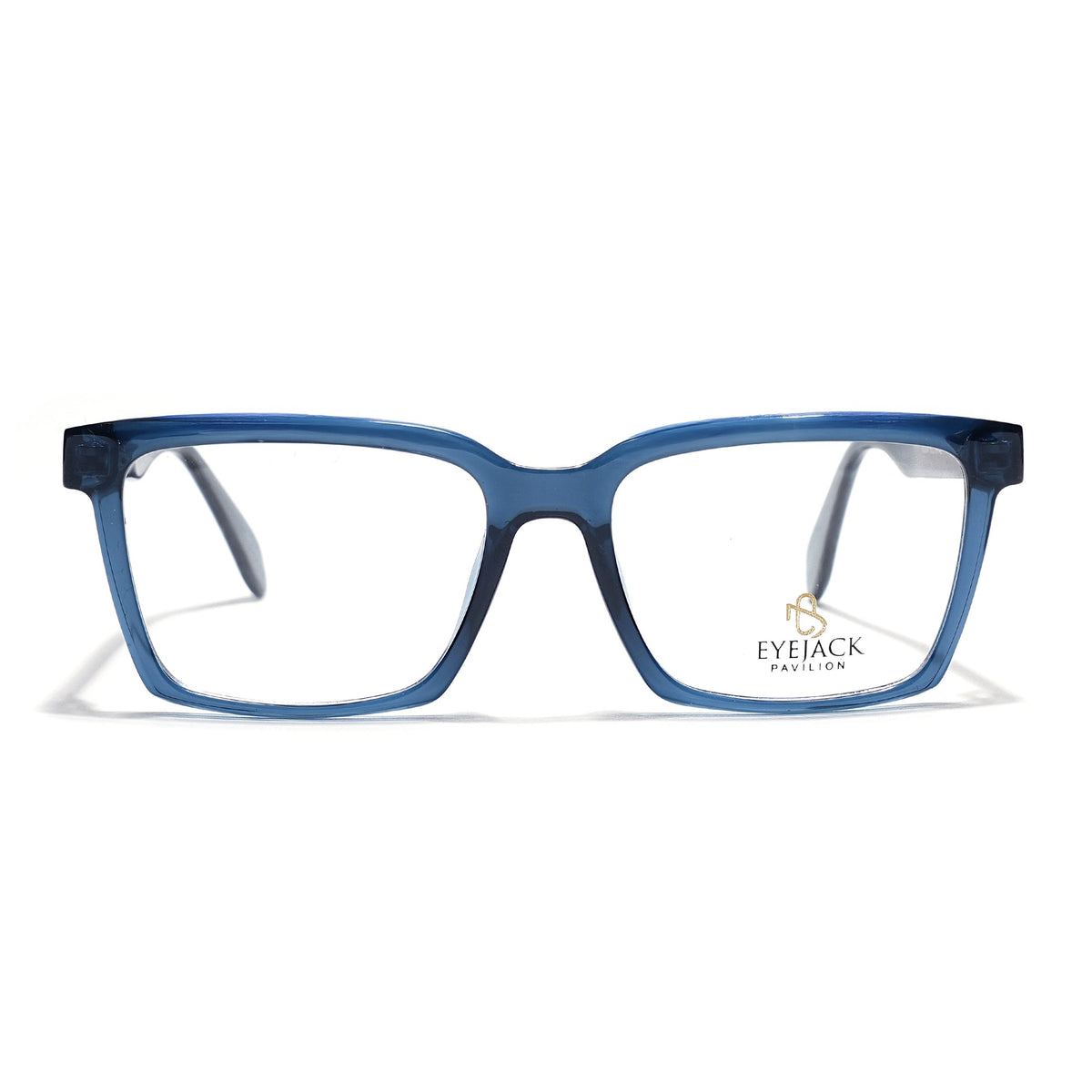 Eyejack Blue Rectangle Eyeglasses for Men & Women (163004FCL2265)