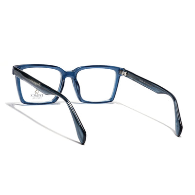 Eyejack Blue Rectangle Eyeglasses for Men & Women (163004FCL2265)