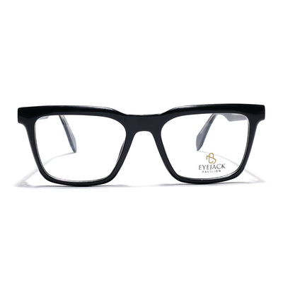 Eyejack Shine Black Wayfarer Eyeglasses for Men & Women (163005FCL2268)