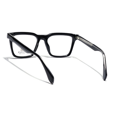 Eyejack Shine Black Wayfarer Eyeglasses for Men & Women (163005FCL2268)
