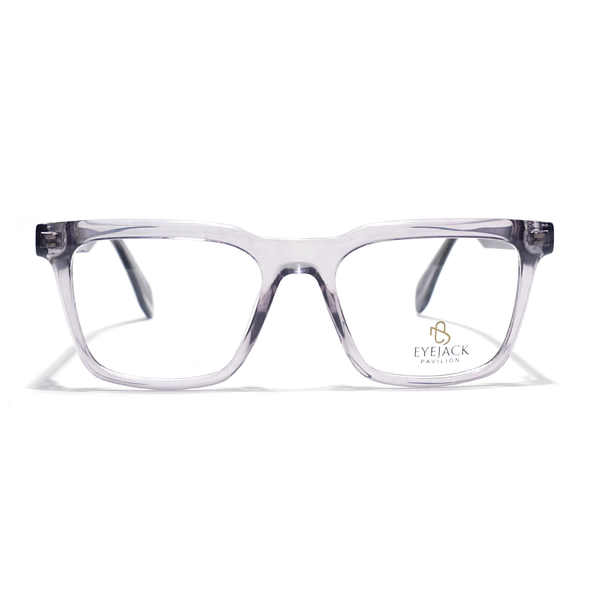 Eyejack Grey Wayfarer Eyeglasses for Men & Women (163005FCL2270)