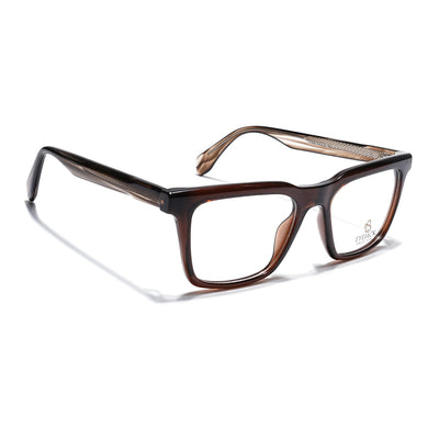 Eyejack Brown Wayfarer Eyeglasses for Men & Women (163005FCL2271)