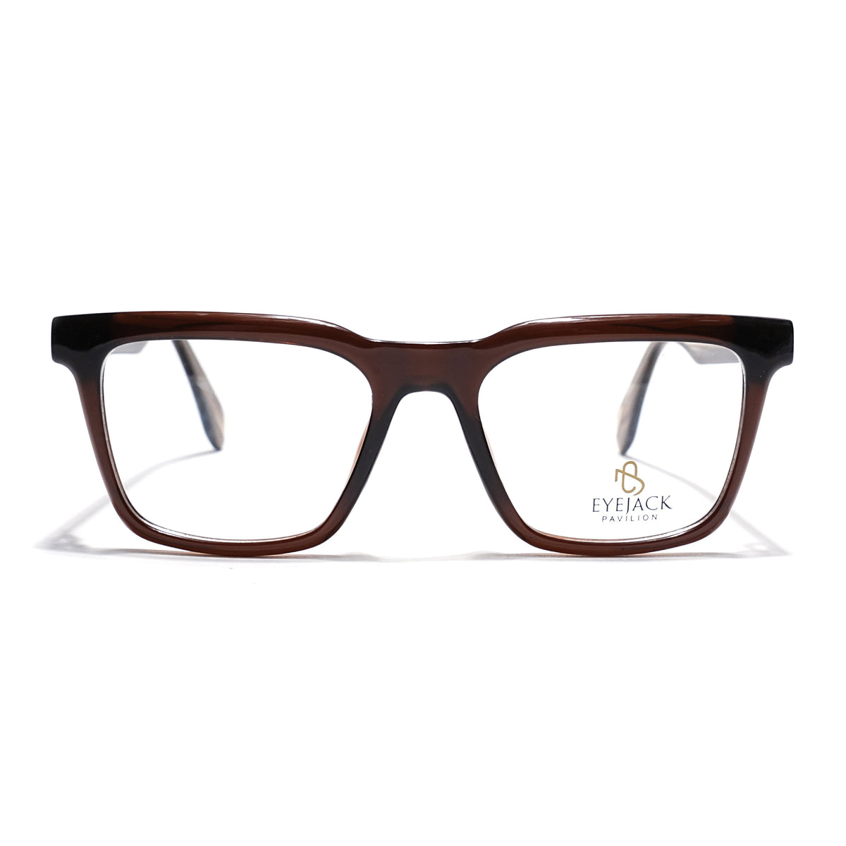 Eyejack Brown Wayfarer Eyeglasses for Men & Women (163005FCL2271)