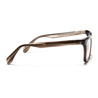 Eyejack Brown Wayfarer Eyeglasses for Men & Women (163005FCL2271)