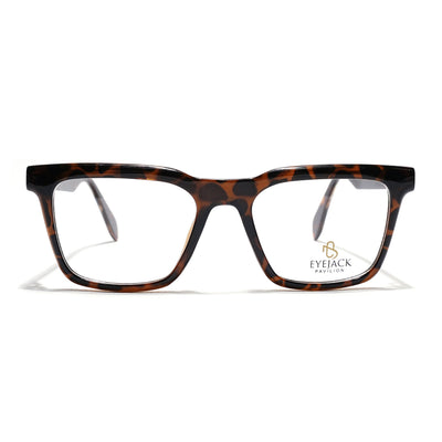 Eyejack Demi Brown Wayfarer Eyeglasses for Men & Women (163005FCL2272)