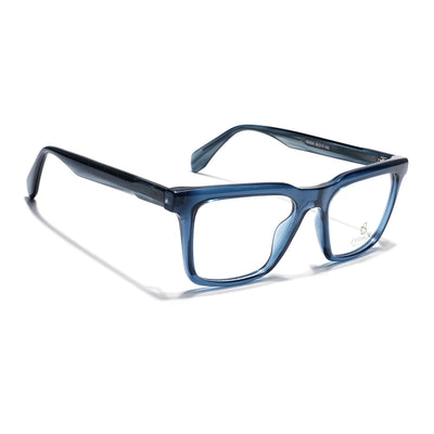 Eyejack Blue Wayfarer Eyeglasses for Men & Women (163005FCL2273)