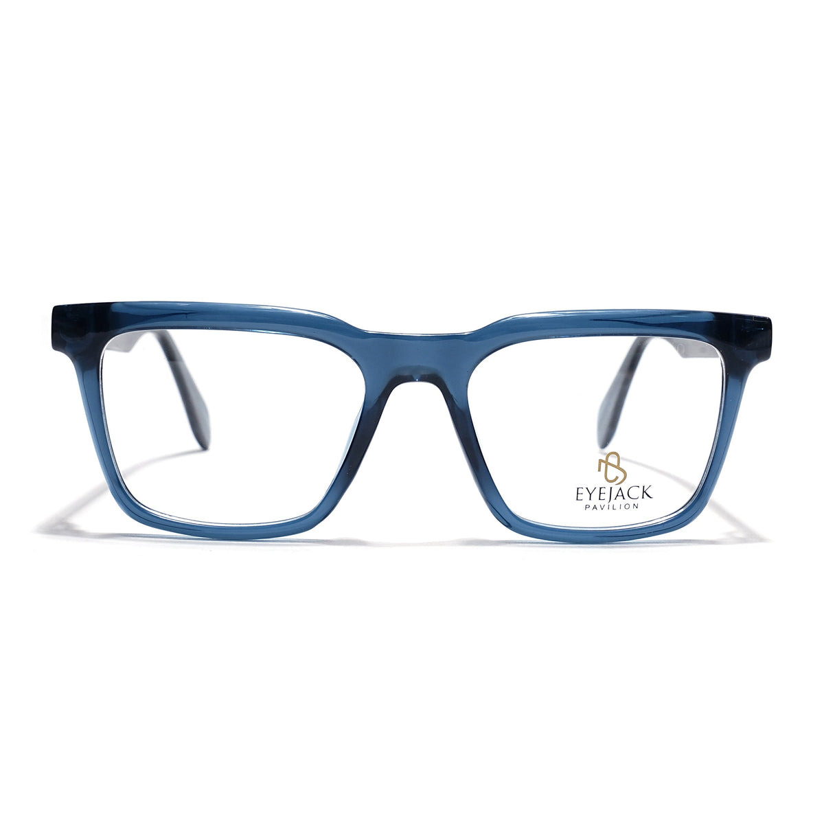 Eyejack Blue Wayfarer Eyeglasses for Men & Women (163005FCL2273)