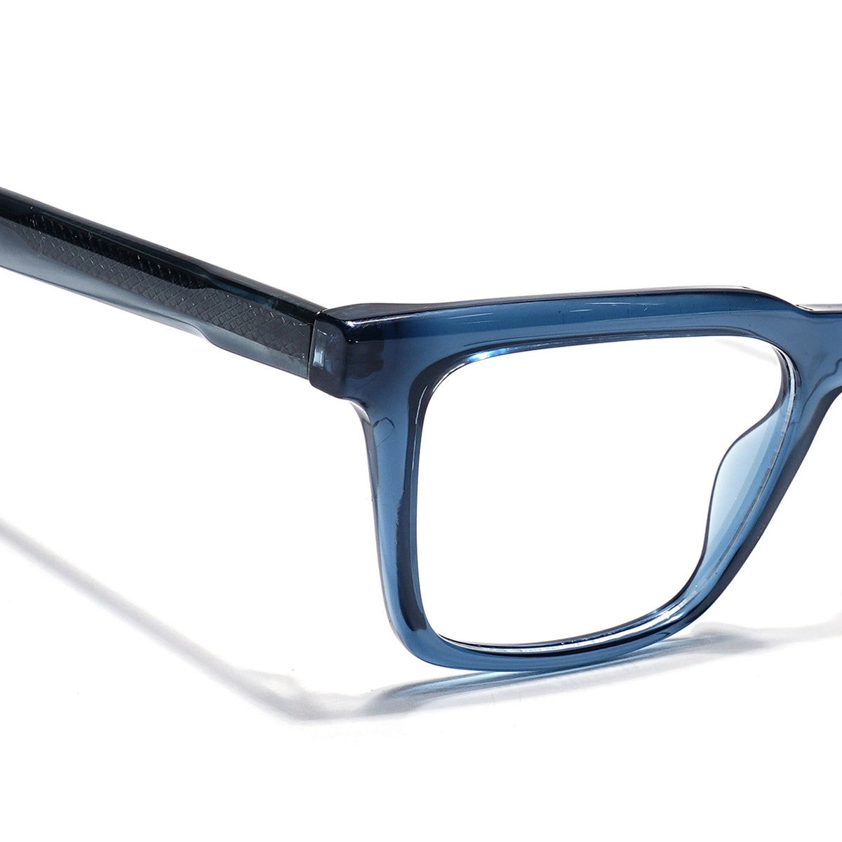 Eyejack Blue Wayfarer Eyeglasses for Men & Women (163005FCL2273)
