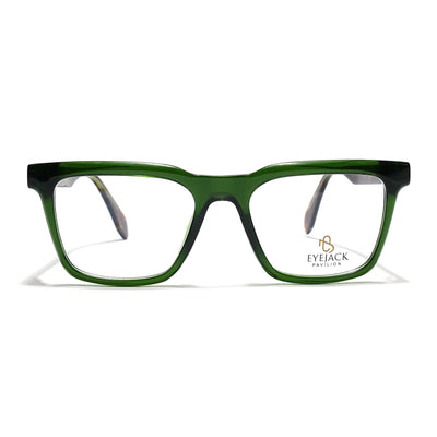 Eyejack Green Wayfarer Eyeglasses for Men & Women (163005FCL2274)