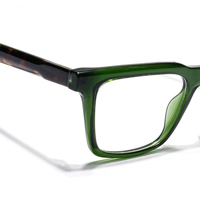 Eyejack Green Wayfarer Eyeglasses for Men & Women (163005FCL2274)