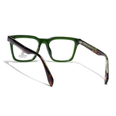 Eyejack Green Wayfarer Eyeglasses for Men & Women (163005FCL2274)