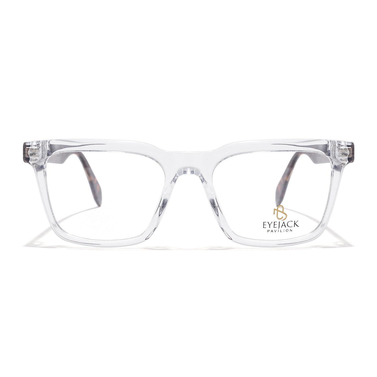 Eyejack Transparent Wayfarer Eyeglasses for Men & Women (163005FCL2275)