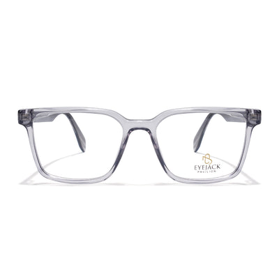 Eyejack Grey Wayfarer Eyeglasses for Men & Women (163006FCL2278)