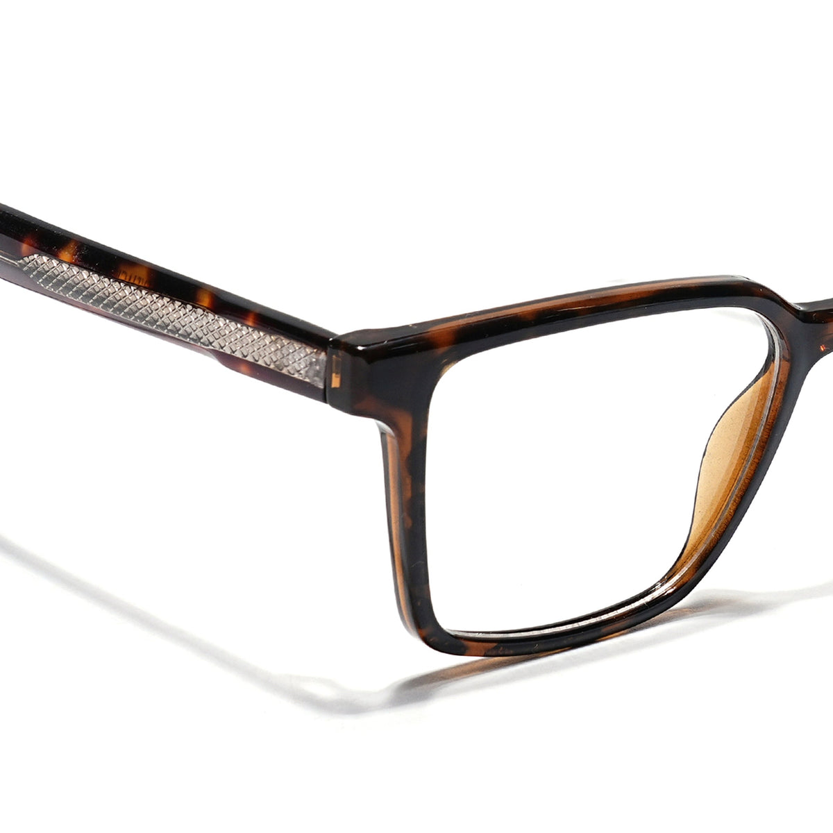 Eyejack Demi Brown Wayfarer Eyeglasses for Men & Women (163006FCL2280)