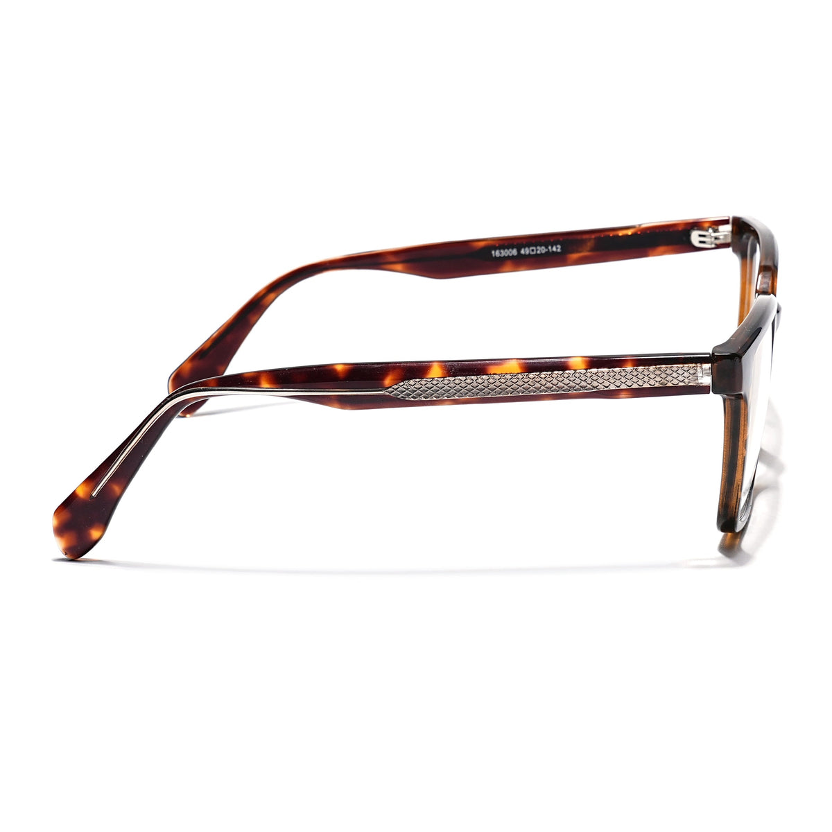 Eyejack Demi Brown Wayfarer Eyeglasses for Men & Women (163006FCL2280)