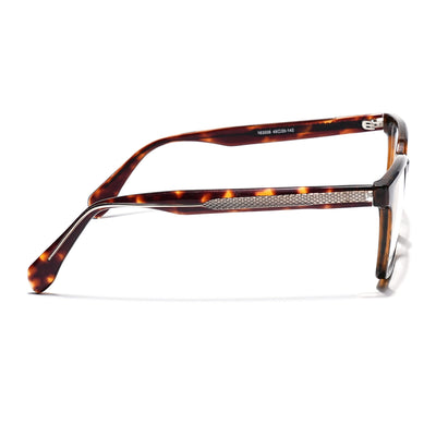 Eyejack Demi Brown Wayfarer Eyeglasses for Men & Women (163006FCL2280)
