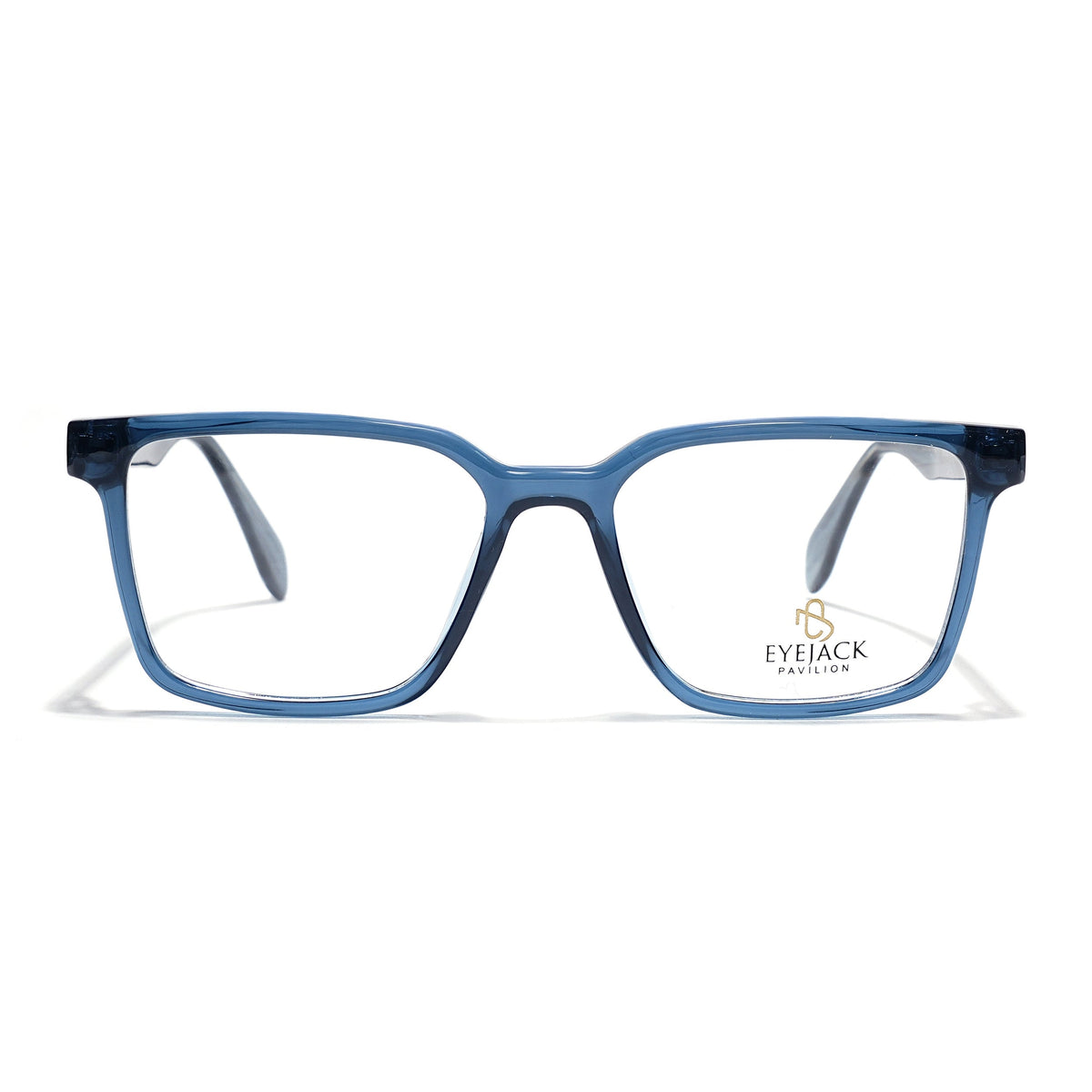 Eyejack Blue Wayfarer Eyeglasses for Men & Women (163006FCL2281)