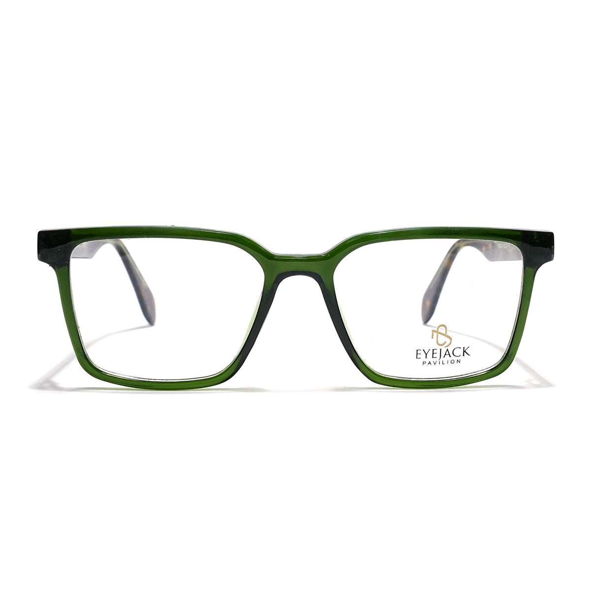 Eyejack Green Wayfarer Eyeglasses for Men & Women (163006FCL2282)