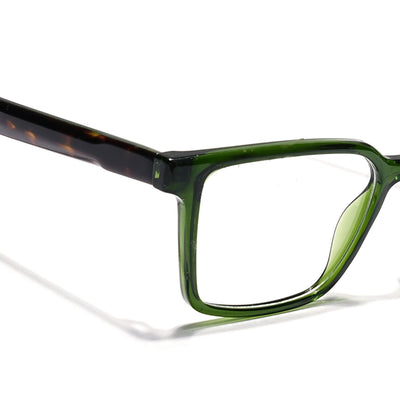 Eyejack Green Wayfarer Eyeglasses for Men & Women (163006FCL2282)