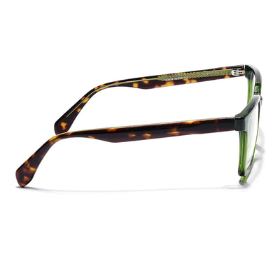 Eyejack Green Wayfarer Eyeglasses for Men & Women (163006FCL2282)