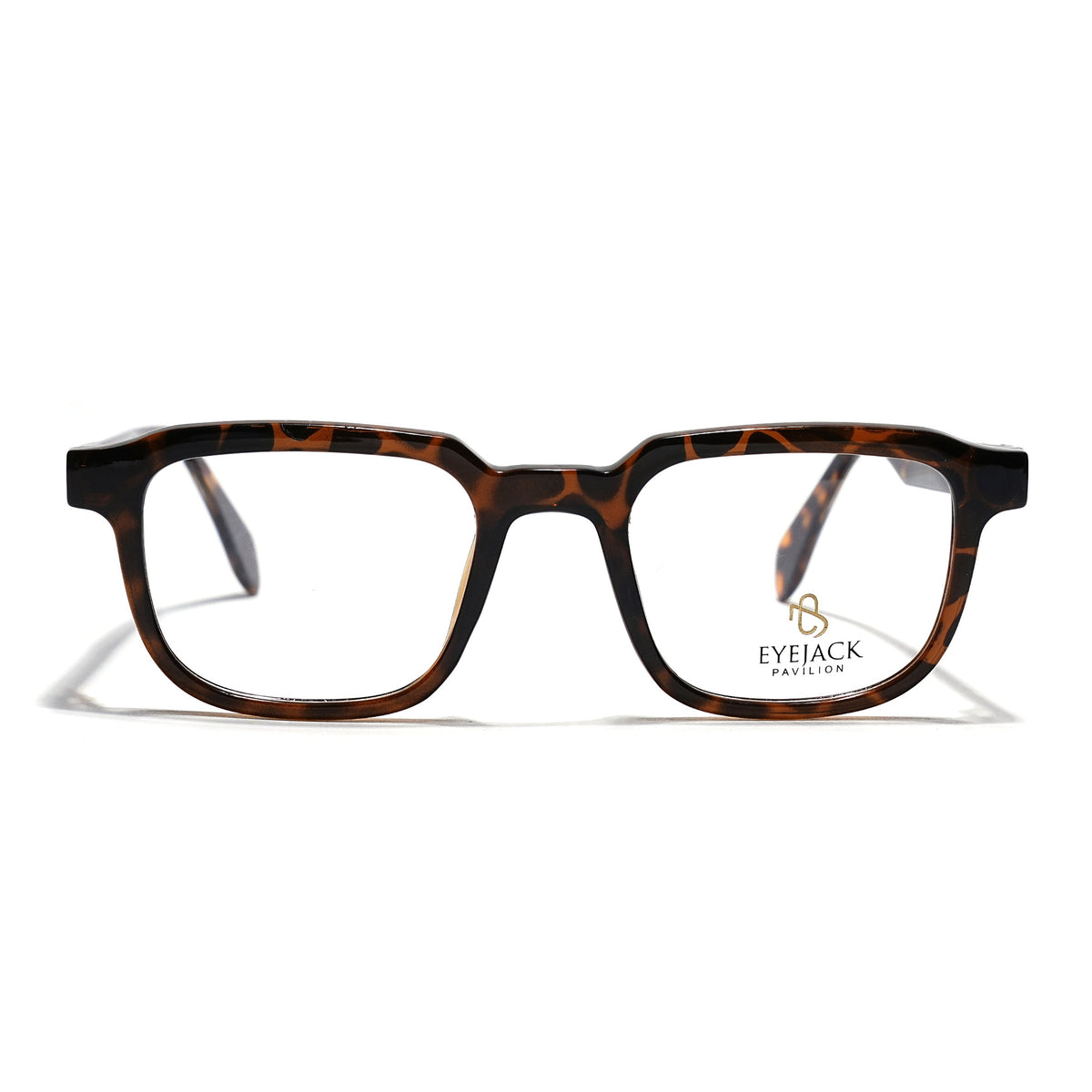 Eyejack Demi Brown Square Eyeglasses for Men & Women (163007FCL2288)