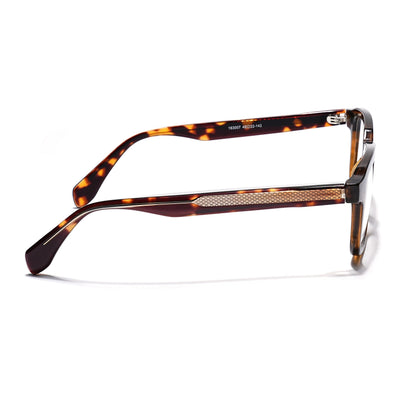 Eyejack Demi Brown Square Eyeglasses for Men & Women (163007FCL2288)