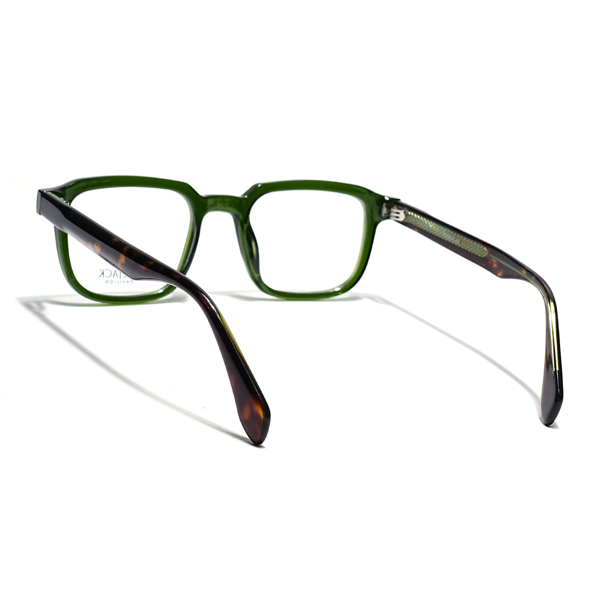 Eyejack Green Square Eyeglasses for Men & Women (163007FCL2290)