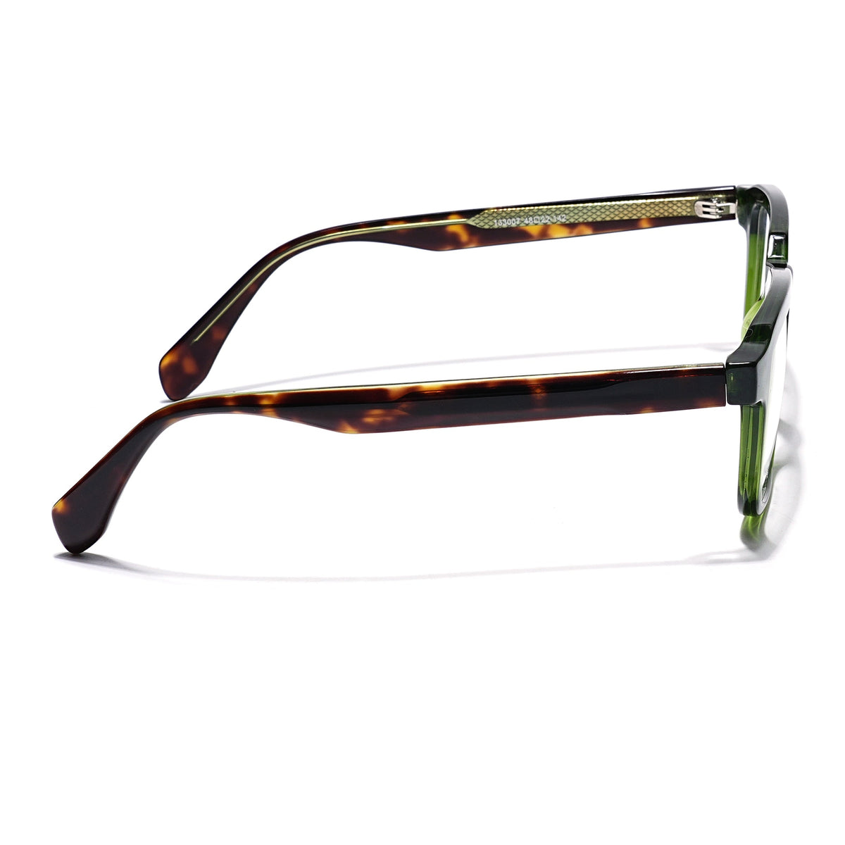 Eyejack Green Square Eyeglasses for Men & Women (163007FCL2290)