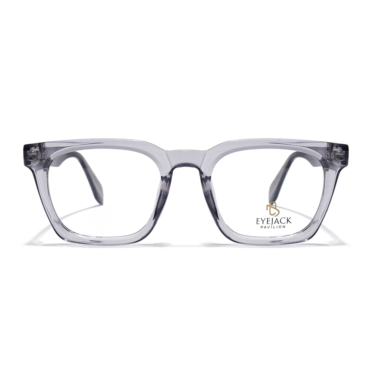 Eyejack Grey Wayfarer Eyeglasses for Men & Women (163008FCL2294)