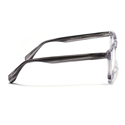 Eyejack Grey Wayfarer Eyeglasses for Men & Women (163008FCL2294)
