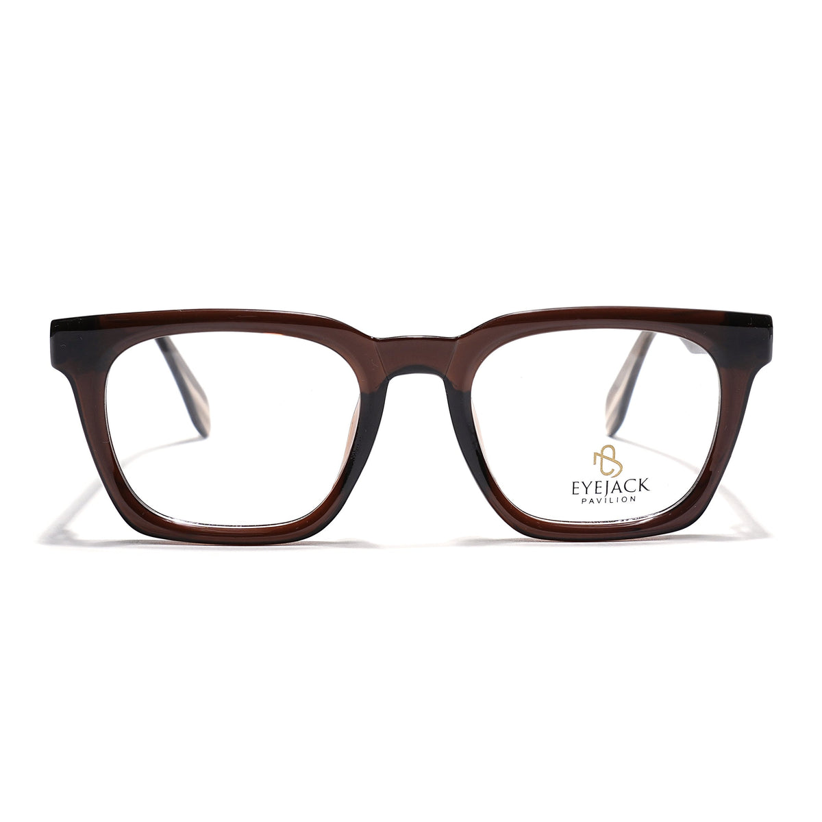 Eyejack Brown Wayfarer Eyeglasses for Men & Women (163008FCL2295)
