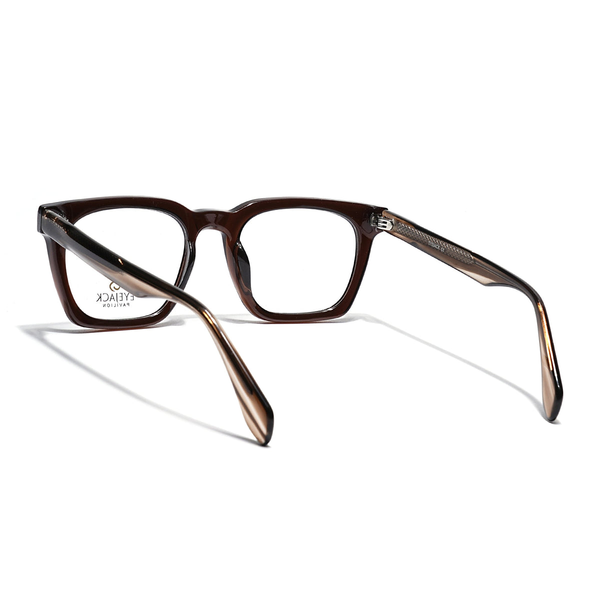 Eyejack Brown Wayfarer Eyeglasses for Men & Women (163008FCL2295)
