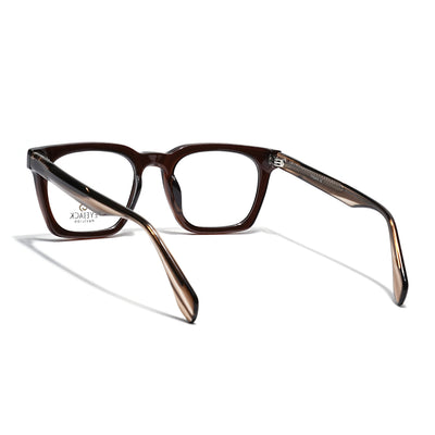 Eyejack Brown Wayfarer Eyeglasses for Men & Women (163008FCL2295)