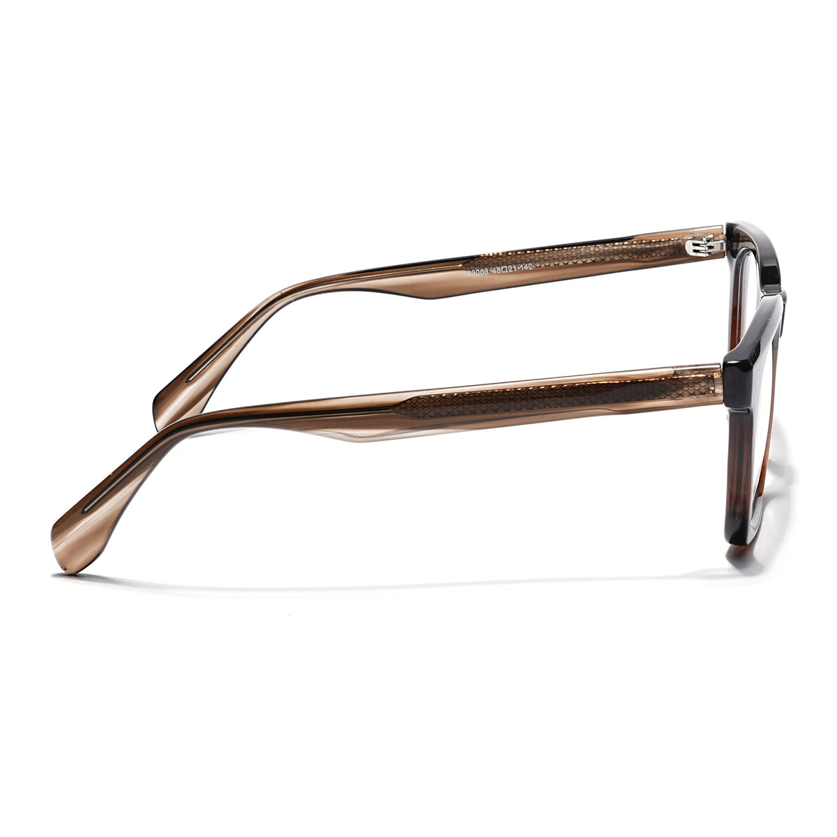 Eyejack Brown Wayfarer Eyeglasses for Men & Women (163008FCL2295)
