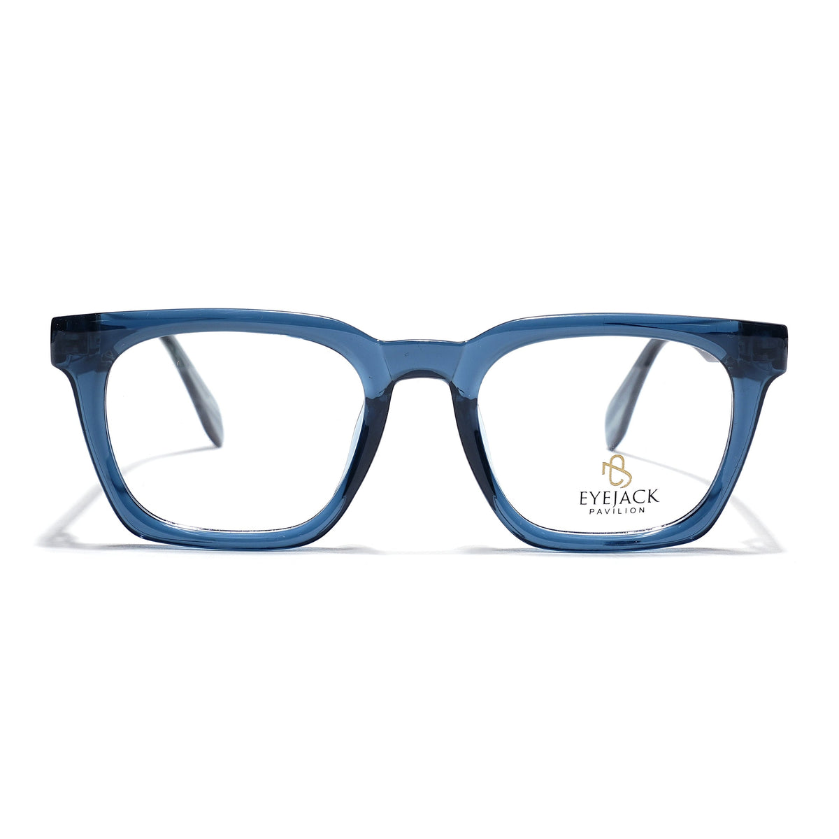 Eyejack Blue Wayfarer Eyeglasses for Men & Women (163008FCL2297)