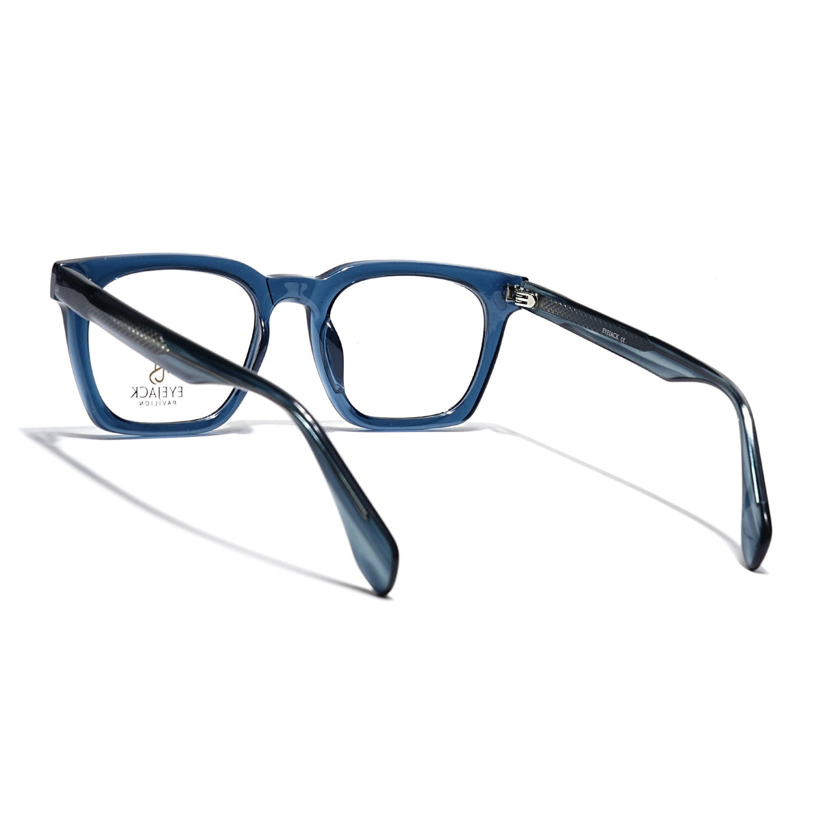 Eyejack Blue Wayfarer Eyeglasses for Men & Women (163008FCL2297)