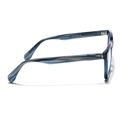 Eyejack Blue Wayfarer Eyeglasses for Men & Women (163008FCL2297)