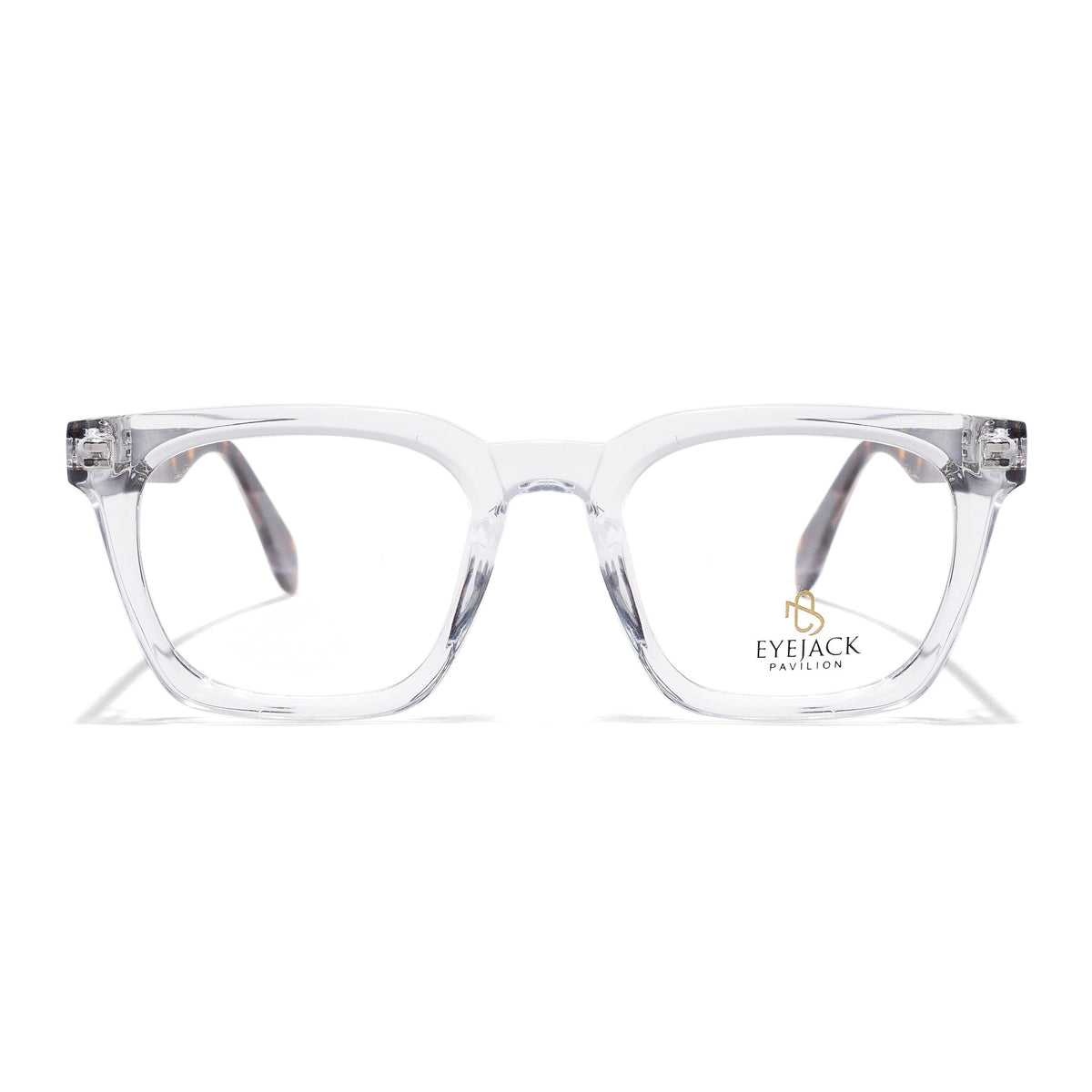 Eyejack Transparent Wayfarer Eyeglasses for Men & Women (163008FCL2299)