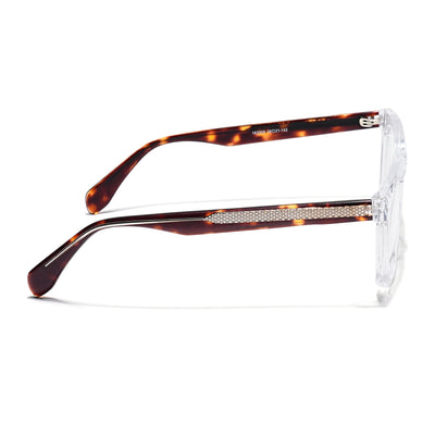Eyejack Transparent Wayfarer Eyeglasses for Men & Women (163008FCL2299)