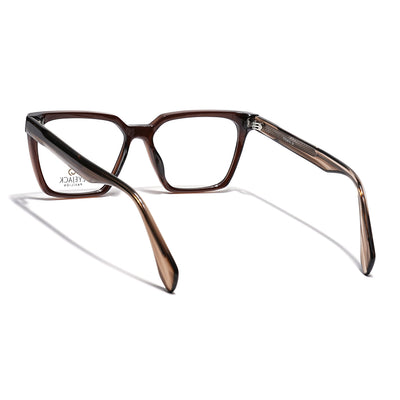 Eyejack Brown Wayfarer Eyeglasses for Men & Women (163009FCL2303)