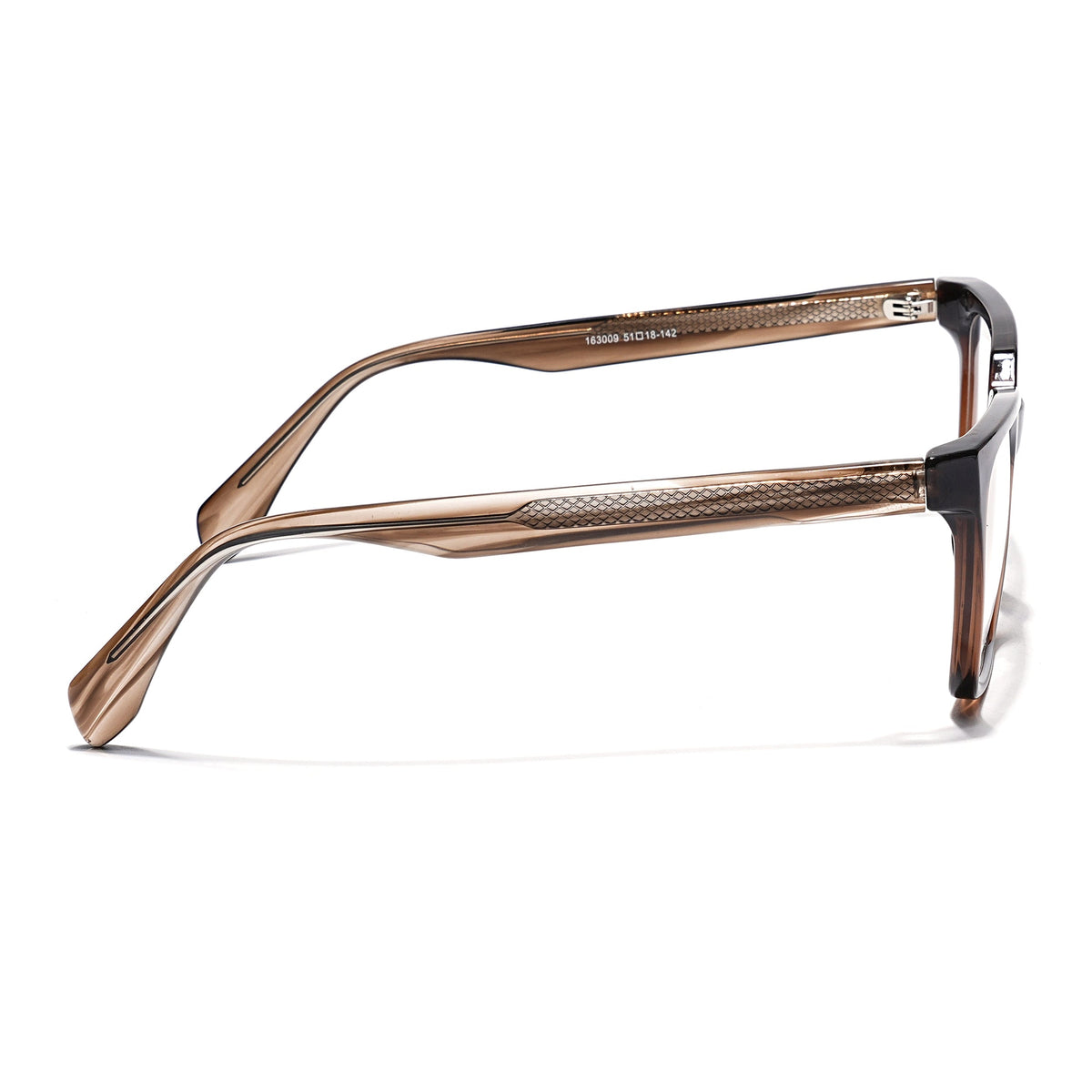 Eyejack Brown Wayfarer Eyeglasses for Men & Women (163009FCL2303)