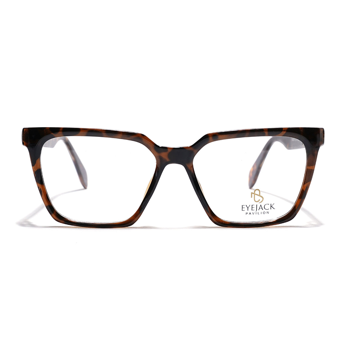 Eyejack Demi Brown Wayfarer Eyeglasses for Men & Women (163009FCL2304)