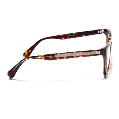 Eyejack Demi Brown Wayfarer Eyeglasses for Men & Women (163009FCL2304)