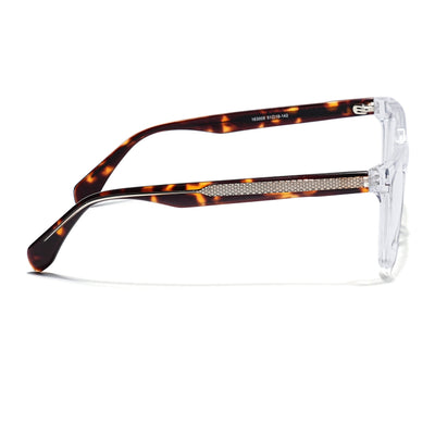 Eyejack Transparent Wayfarer Eyeglasses for Men & Women (163009FCL2307)