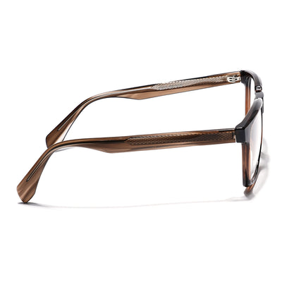 Eyejack Brown Wayfarer Eyeglasses for Men & Women (163010FCL2311)