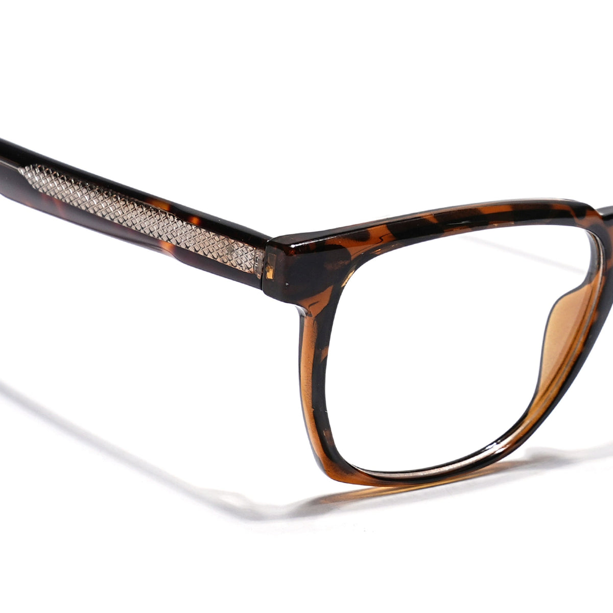 Eyejack Demi Brown Wayfarer Eyeglasses for Men & Women (163010FCL2312)