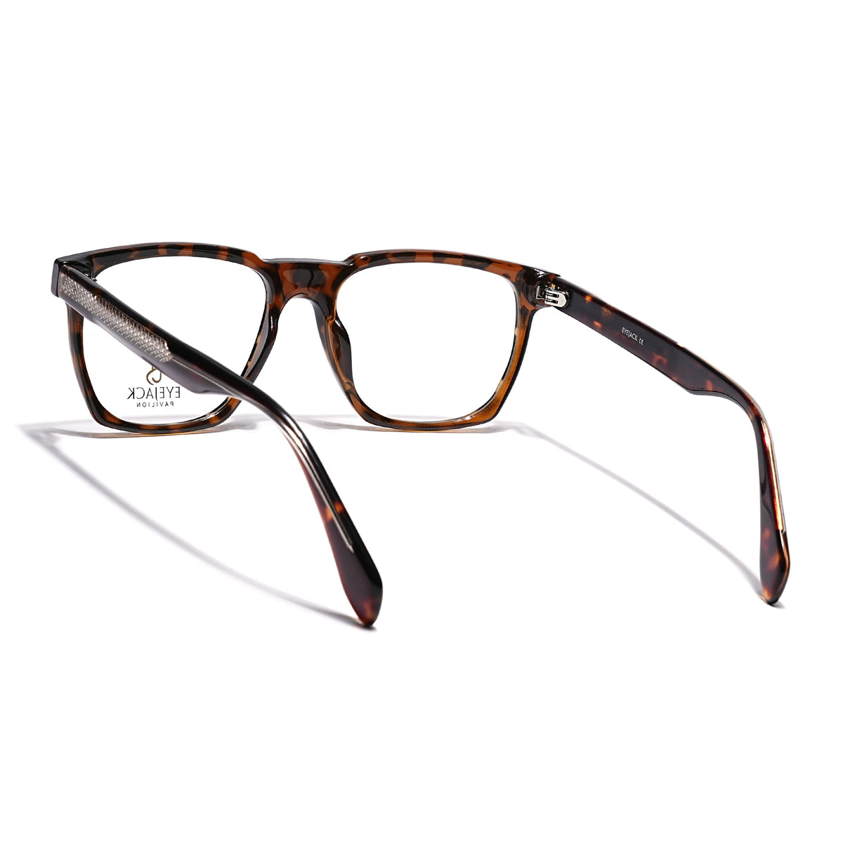 Eyejack Demi Brown Wayfarer Eyeglasses for Men & Women (163010FCL2312)