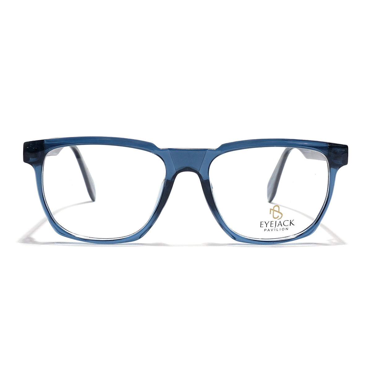 Eyejack Blue Wayfarer Eyeglasses for Men & Women (163010FCL2313)