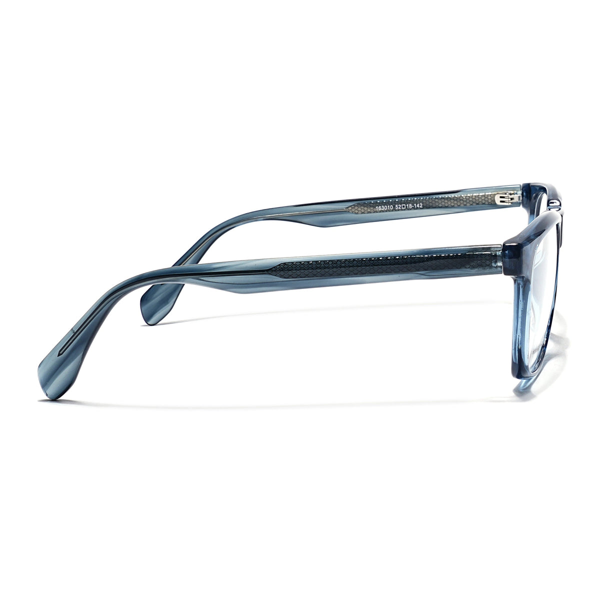Eyejack Blue Wayfarer Eyeglasses for Men & Women (163010FCL2313)