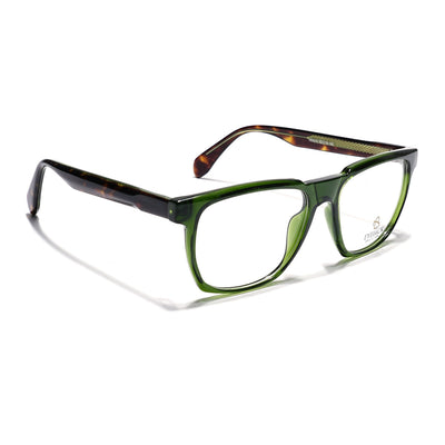 Eyejack Green Wayfarer Eyeglasses for Men & Women (163010FCL2314)